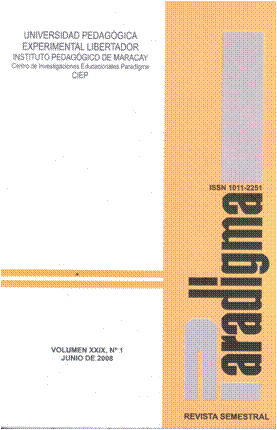 					Ver Revista Paradigma. 29(1); Junio de 2008
				